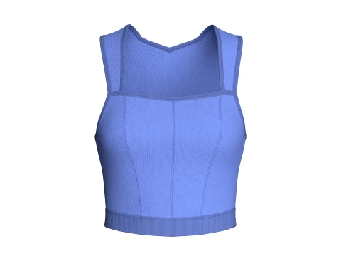 Ladies 10 Styles Top - Bundle Pack 3D Model
