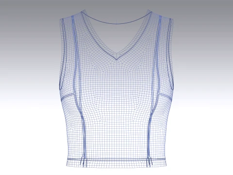 Ladies 10 Styles Top - Bundle Pack 3D Model
