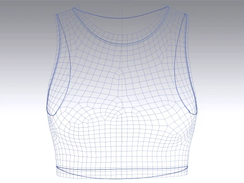 Ladies 10 Styles Top - Bundle Pack 3D Model