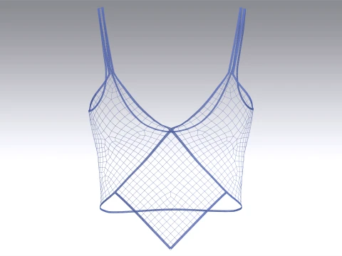 Ladies 10 Styles Top - Bundle Pack 3D Model