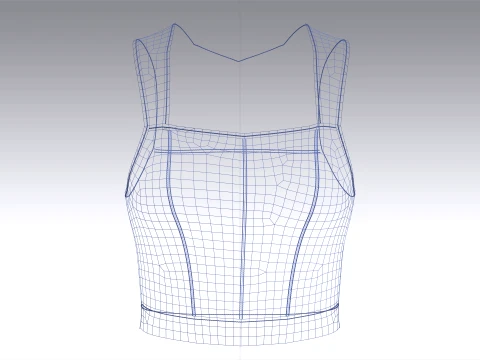 Ladies 10 Styles Top - Bundle Pack 3D Model