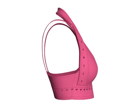 Girls Halter Sports Bra 3D Model