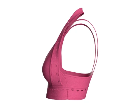 Girls Halter Sports Bra 3D Model