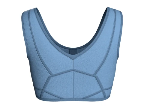 Girls Sports Bralette Top 3D Model