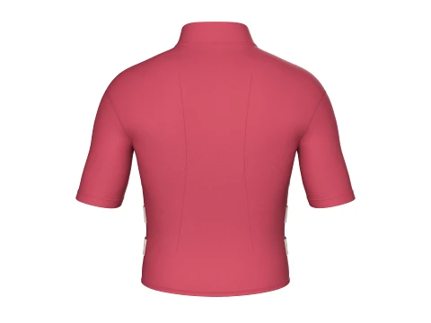 Men Tactical Cycling Jersey With Zip Pocket 3D Model