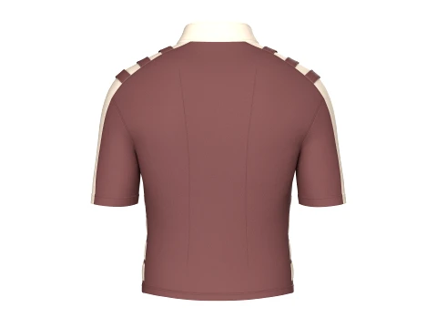 Men Tactical Half-Zip Cycling Jersey 3D Model
