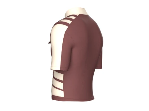 Men Tactical Half-Zip Cycling Jersey 3D Model