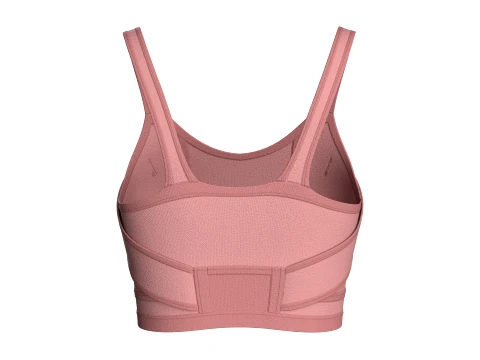 Girls Sports Bra Top With Scoop Neck 3D Model