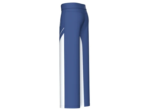 Men Color Block Wide-Leg Sweatpants 3D Model
