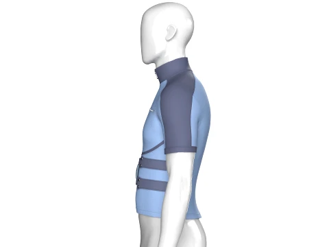 Men Cycling Jersey With Patch 3D Model