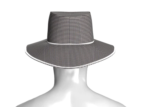 Men Wide Brim Sun Hat 3D Model