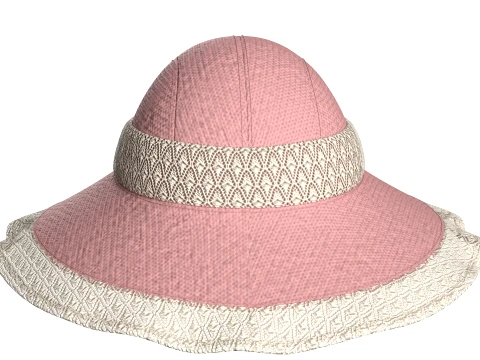 Girls Sun Hat 3D Model