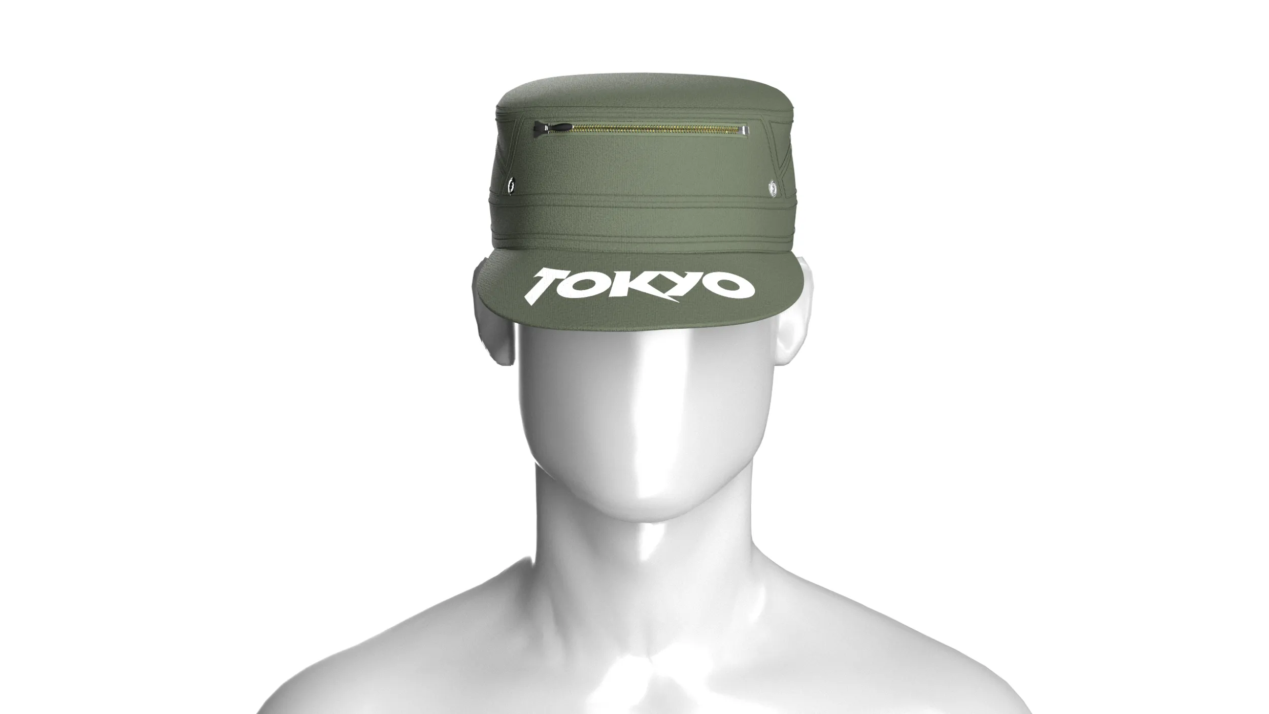 Men Zipper Cap 3D Model .c4d .max .obj .3ds .fbx .stl .blend 