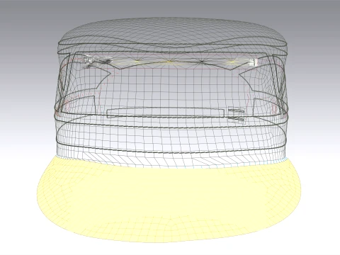 Men Zipper Cap 3D Model
