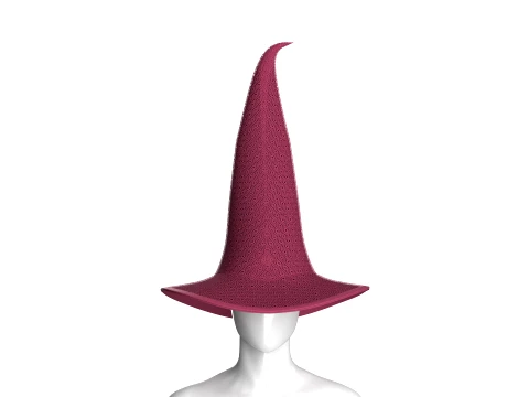 Girls Witch Hat Modello 3D