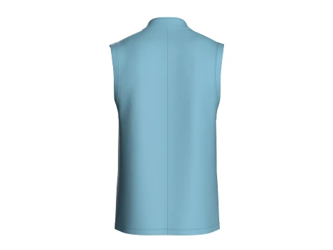 Men Tactical Utility Vest With Star Print 3D Model