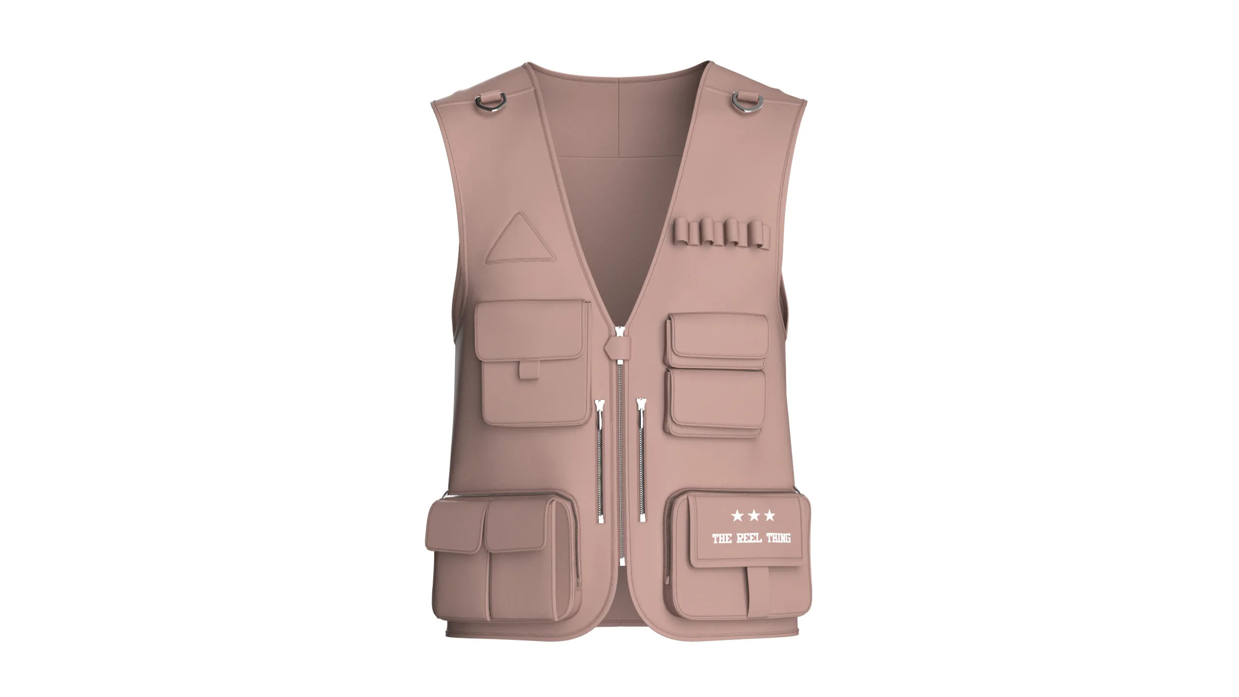 Men Tactical Vest With Multi-Pockets 3D Model .c4d .max .obj .3ds .fbx .stl .blend 