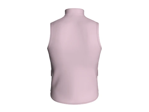 Men Full-Zip Tactical Utility Vest 3D Model