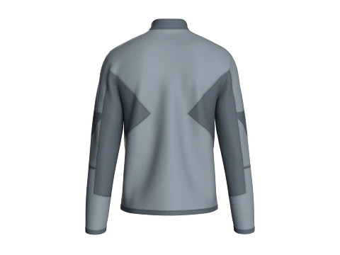 Men Stand-Collar Zippers Technical Jacket 3D Model