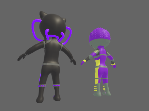 Low Poly Sci-Fi Robot 1 - Fantasy Characters Pack Modelo 3D