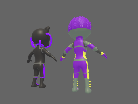 Low Poly Sci-Fi Robot 1 - Fantasy Characters Pack Modelo 3D