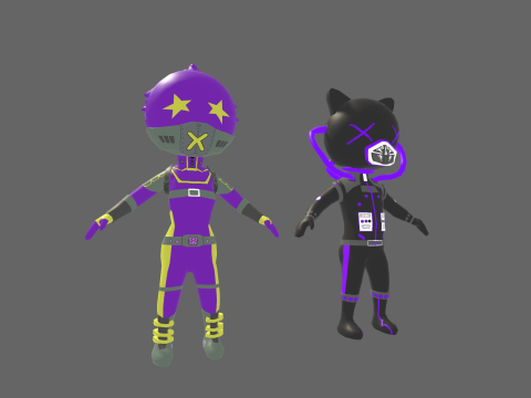 Low Poly Sci-Fi Robot 1 - Fantasy Characters Pack Modelo 3D