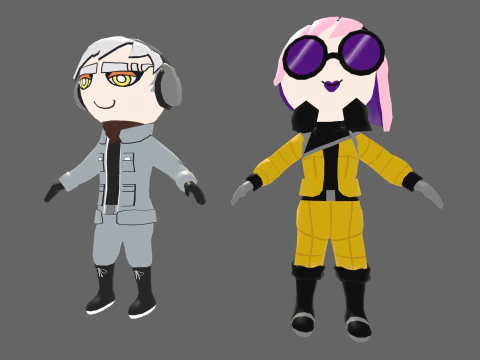 Low Poly Army - Fantasy Characters Pack 3D Model