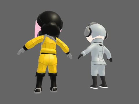 Low Poly Army - Fantasy Characters Pack 3D Model