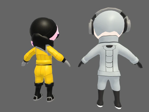 Low Poly Army - Fantasy Characters Pack 3D Model