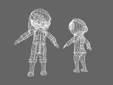 Low Poly Army - Fantasy Characters Pack 3D Model