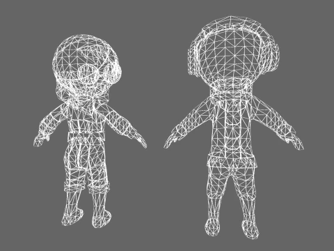 Low Poly Army - Fantasy Characters Pack 3D Model