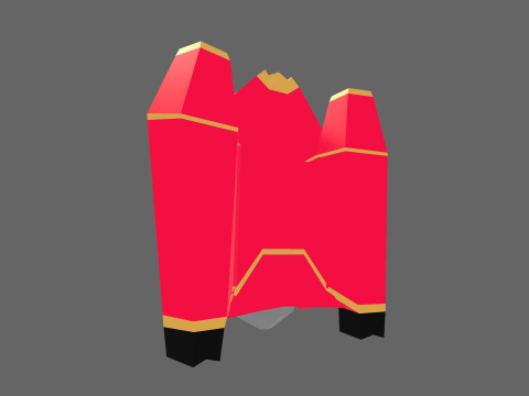 Low Poly Casual Sci-Fi Jet Pack 3D Model