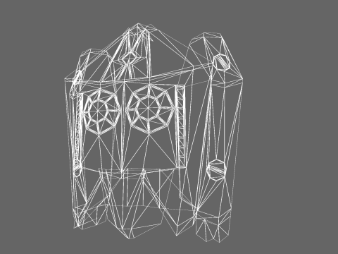 Low Poly Casual Sci-Fi Jet Pack 3D Model