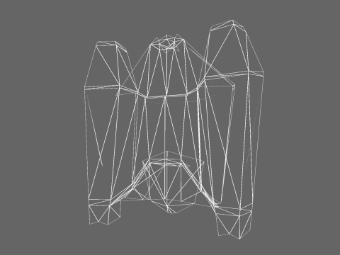 Low Poly Casual Sci-Fi Jet Pack 3D Model