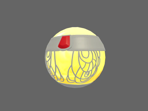 Low Poly Casual Luxury Ball 3D Model
