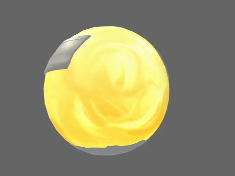 Low Poly Casual Luxury Ball 3D Model