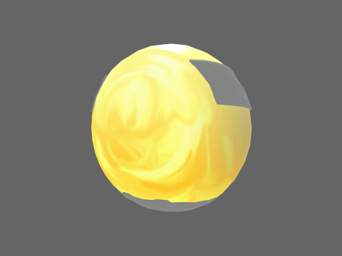 Low Poly Casual Luxury Ball 3D Model