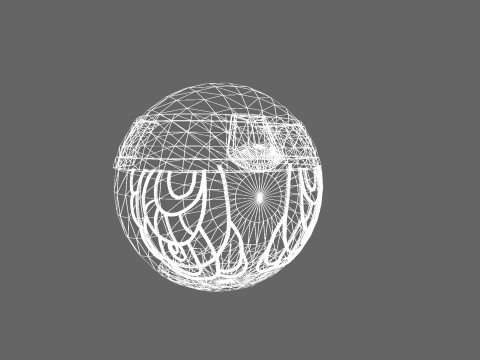 Low Poly Casual Luxury Ball 3D Model