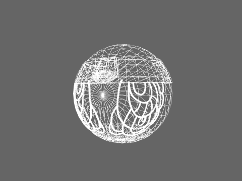 Low Poly Casual Luxury Ball 3D Model