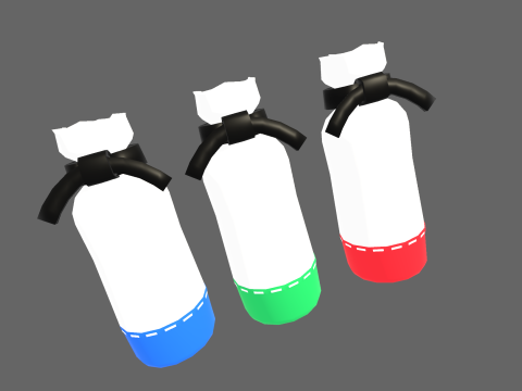 Low Poly Casual Karate Bag 3D मॉडल