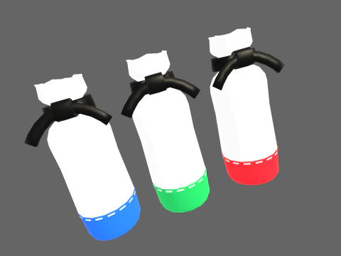 Low Poly Casual Karate Bag 3D Model