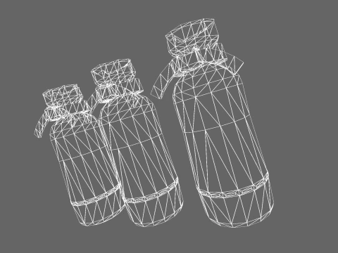 Low Poly Casual Karate Bag 3D Model