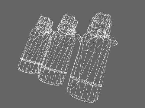 Low Poly Casual Karate Bag 3D मॉडल