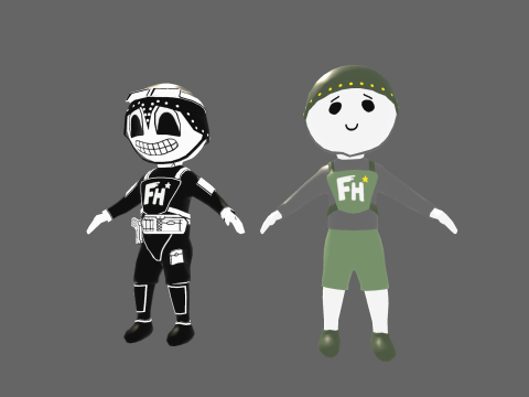 Low Poly Noob Soldier - Fantasy Characters Pack 3Dモデル