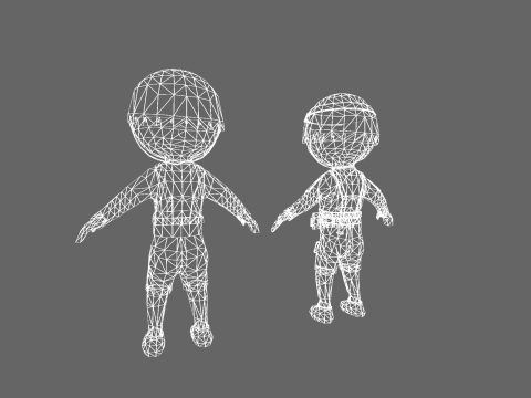 Low Poly Noob Soldier - Fantasy Characters Pack 3Dモデル