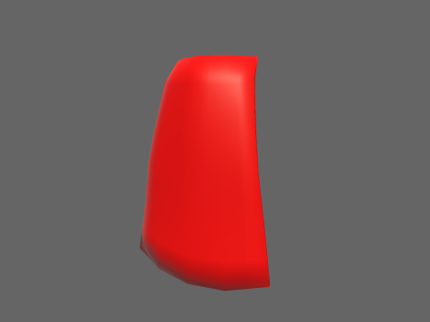 Low Poly Casual Cape Modelo 3D