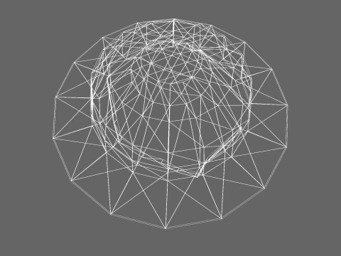 낮은 폴리 캐주얼 밀짚모자 3D 모델