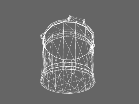 Low Poly Casual Bucket Modelo 3D