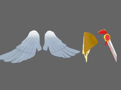 Low Poly 10 Boys - Fantasy Characters Pack 3D Model