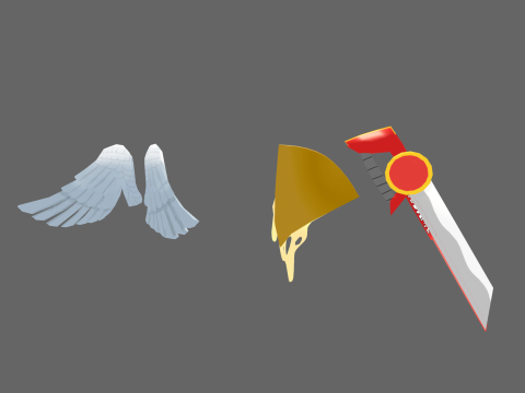 Low Poly 10 Boys - Fantasy Characters Pack 3D Model